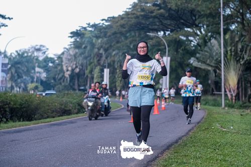 Race photo from Taman Budaya x BOGORUN 2025
