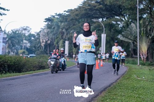 Race photo from Taman Budaya x BOGORUN 2025