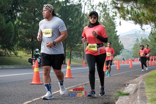 Race photo from CISANGKAN KBP CITY RUN 2025
