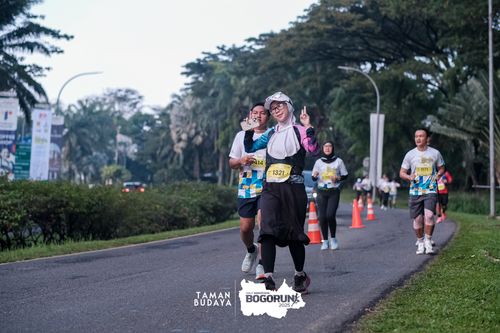 Race photo from Taman Budaya x BOGORUN 2025