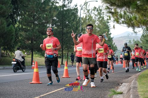Race photo from CISANGKAN KBP CITY RUN 2025