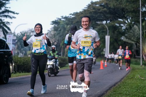 Race photo from Taman Budaya x BOGORUN 2025