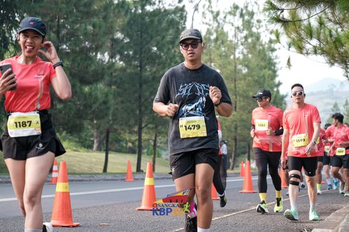Race photo from CISANGKAN KBP CITY RUN 2025