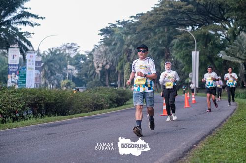 Race photo from Taman Budaya x BOGORUN 2025