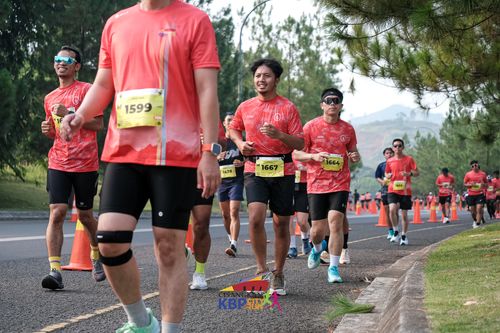 Race photo from CISANGKAN KBP CITY RUN 2025