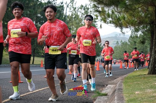 Race photo from CISANGKAN KBP CITY RUN 2025