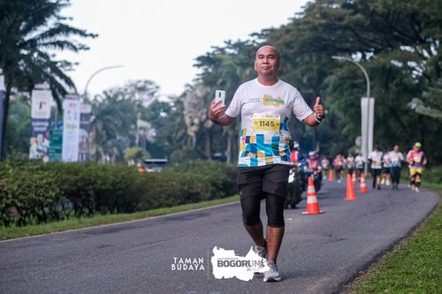 Race photo from Taman Budaya x BOGORUN 2025
