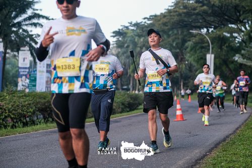 Race photo from Taman Budaya x BOGORUN 2025