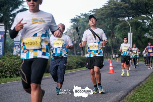 Race photo from Taman Budaya x BOGORUN 2025