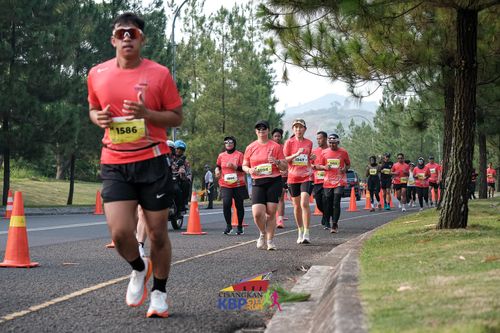 Race photo from CISANGKAN KBP CITY RUN 2025