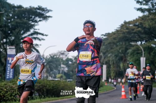 Race photo from Taman Budaya x BOGORUN 2025