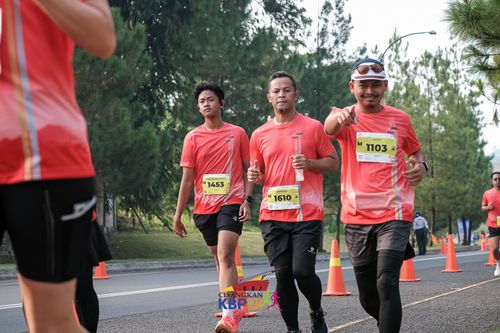 Race photo from CISANGKAN KBP CITY RUN 2025