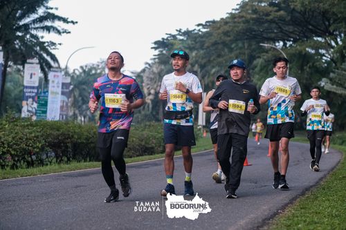 Race photo from Taman Budaya x BOGORUN 2025