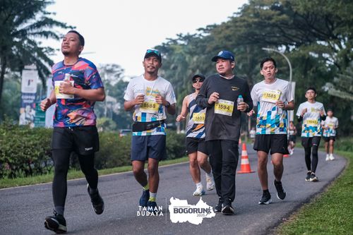 Race photo from Taman Budaya x BOGORUN 2025