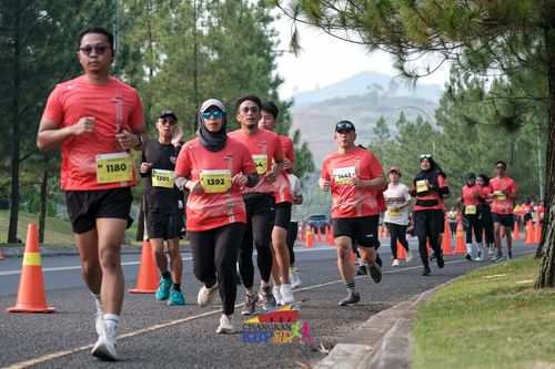 Race photo from CISANGKAN KBP CITY RUN 2025