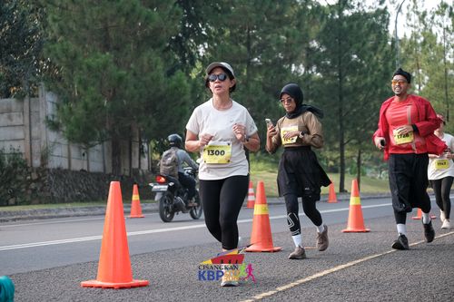 Race photo from CISANGKAN KBP CITY RUN 2025