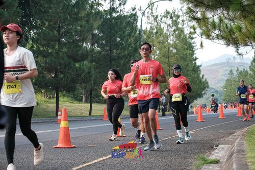 Race photo from CISANGKAN KBP CITY RUN 2025