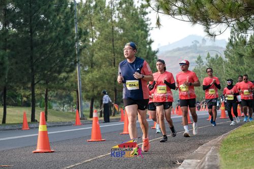 Race photo from CISANGKAN KBP CITY RUN 2025