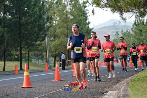 Race photo from CISANGKAN KBP CITY RUN 2025