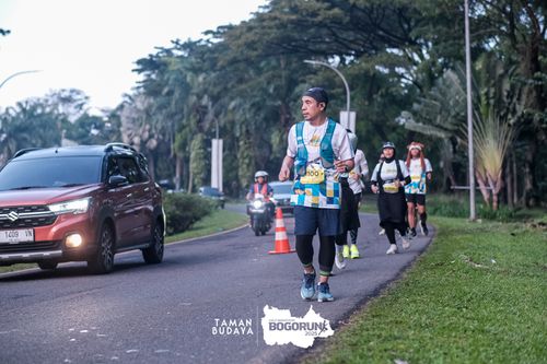 Race photo from Taman Budaya x BOGORUN 2025