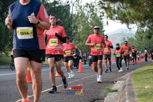 Race photo from CISANGKAN KBP CITY RUN 2025