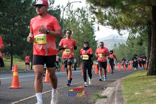 Race photo from CISANGKAN KBP CITY RUN 2025