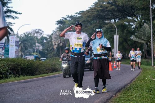 Race photo from Taman Budaya x BOGORUN 2025