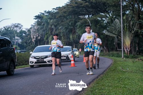 Race photo from Taman Budaya x BOGORUN 2025