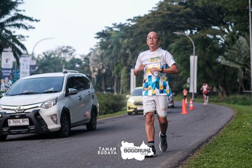 Race photo from Taman Budaya x BOGORUN 2025