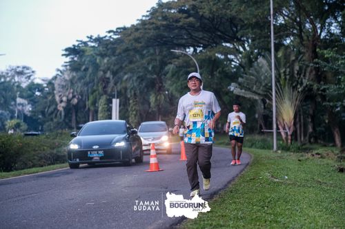 Race photo from Taman Budaya x BOGORUN 2025