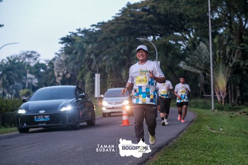 Race photo from Taman Budaya x BOGORUN 2025