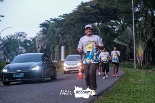 Race photo from Taman Budaya x BOGORUN 2025