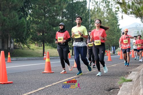 Race photo from CISANGKAN KBP CITY RUN 2025
