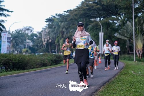 Race photo from Taman Budaya x BOGORUN 2025