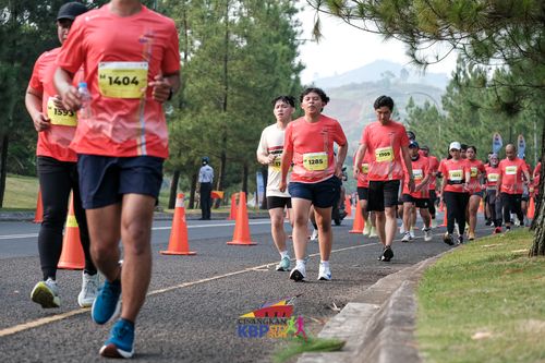 Race photo from CISANGKAN KBP CITY RUN 2025