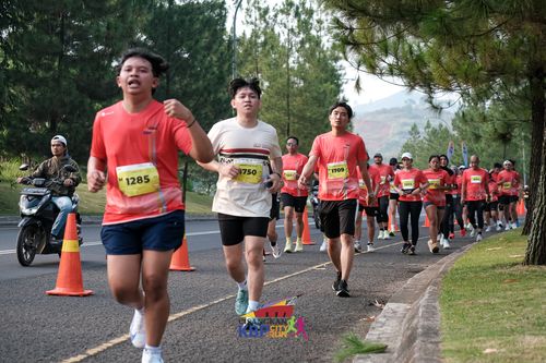 Race photo from CISANGKAN KBP CITY RUN 2025