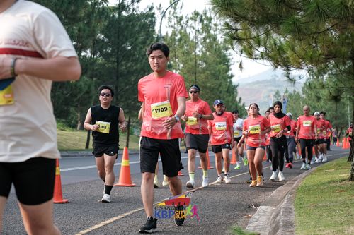 Race photo from CISANGKAN KBP CITY RUN 2025