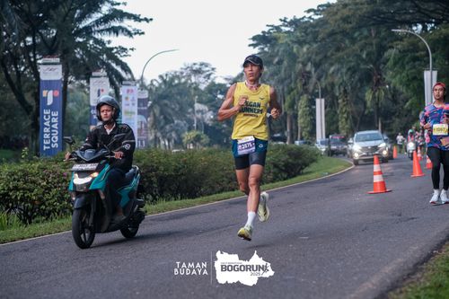 Race photo from Taman Budaya x BOGORUN 2025