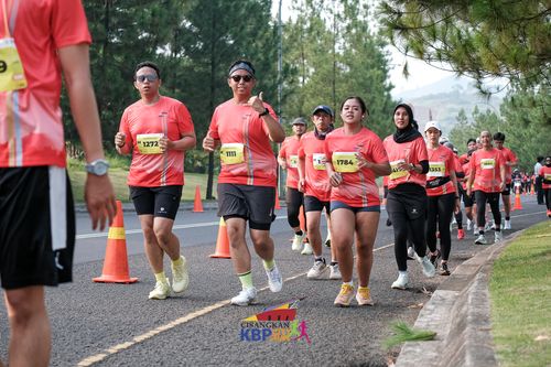 Race photo from CISANGKAN KBP CITY RUN 2025
