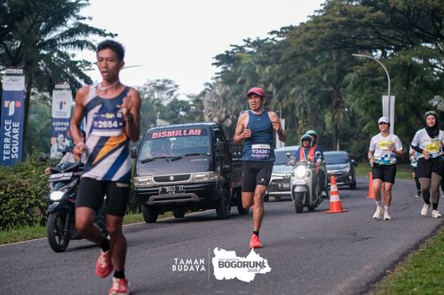 Race photo from Taman Budaya x BOGORUN 2025