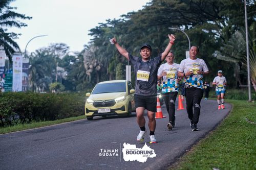 Race photo from Taman Budaya x BOGORUN 2025