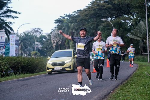 Race photo from Taman Budaya x BOGORUN 2025