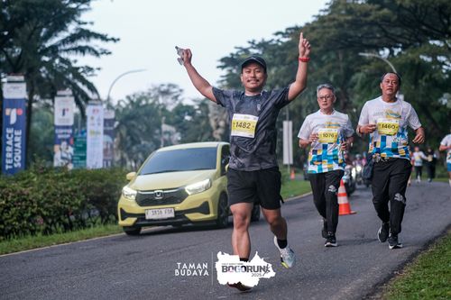 Race photo from Taman Budaya x BOGORUN 2025