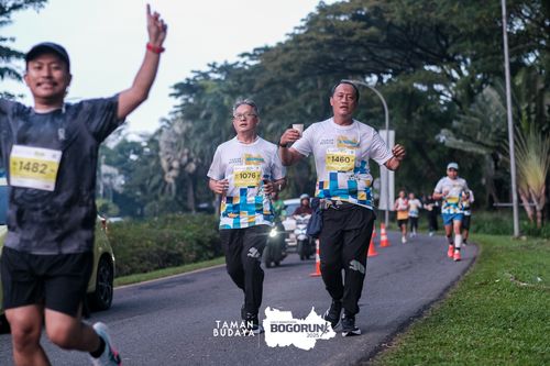 Race photo from Taman Budaya x BOGORUN 2025