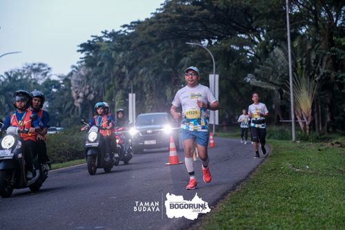 Race photo from Taman Budaya x BOGORUN 2025