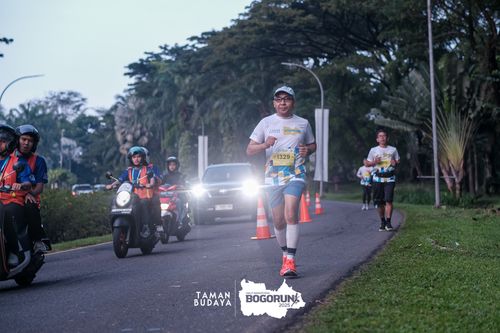 Race photo from Taman Budaya x BOGORUN 2025