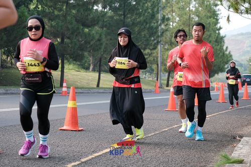 Race photo from CISANGKAN KBP CITY RUN 2025