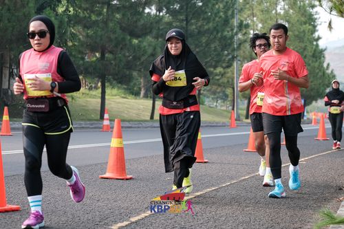 Race photo from CISANGKAN KBP CITY RUN 2025