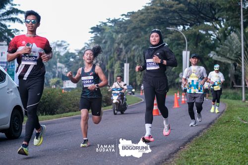 Race photo from Taman Budaya x BOGORUN 2025