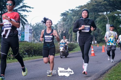 Race photo from Taman Budaya x BOGORUN 2025